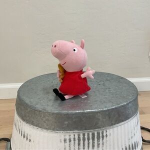 Peppa Pig Plush Toy in Red Dress with teddy bear 🧸